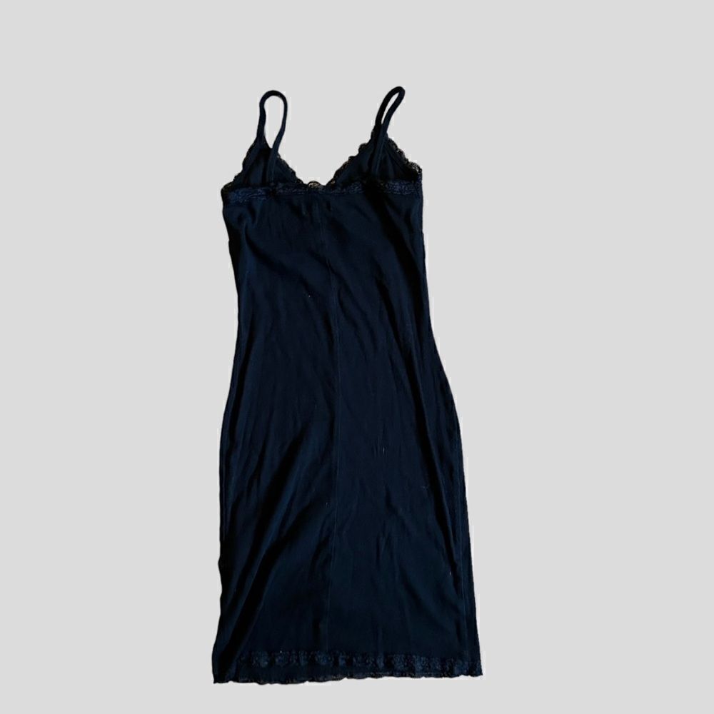 Wild Fable Ribbed Stretchy Black Mini Dress - Picture 5 of 5